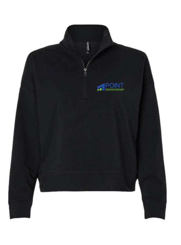 Independent Trading women's 1/2 zip Fleece
